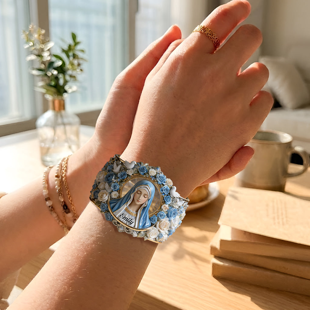 Grâce Céleste - Bracelet de Poignet en Aluminium Personnalisé