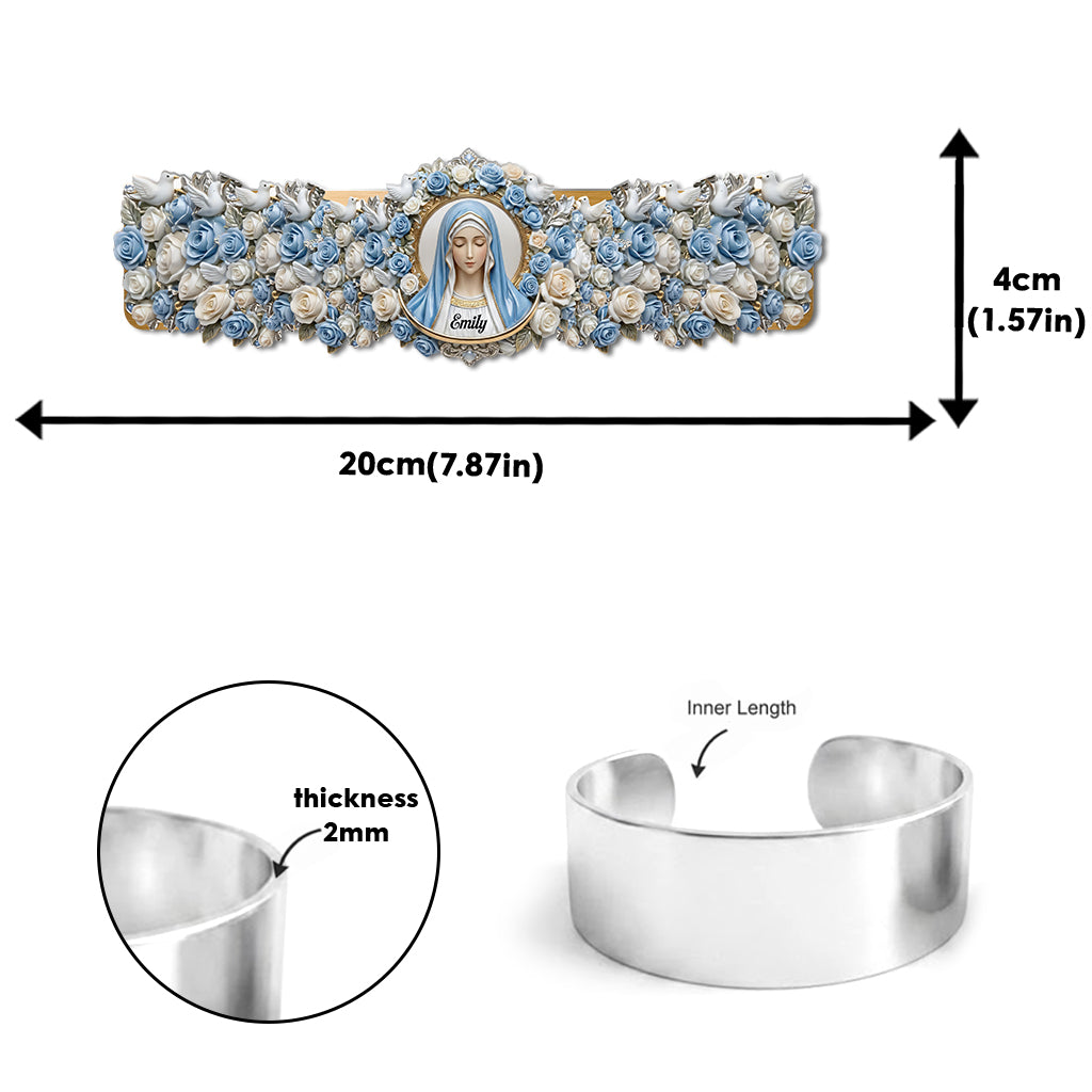 Grâce Céleste - Bracelet de Poignet en Aluminium Personnalisé