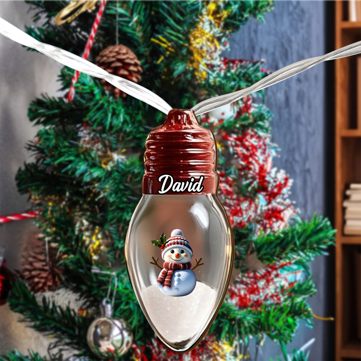 Joyeux Noël 2025 - Guirlandes lumineuses familiales personnalisées