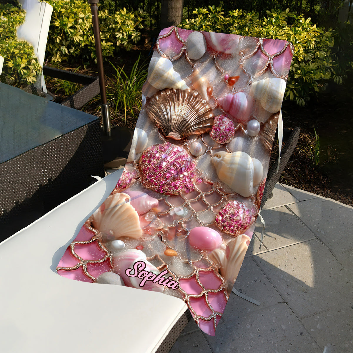 Love Sea - Personalized Sea Lover Beach Towel