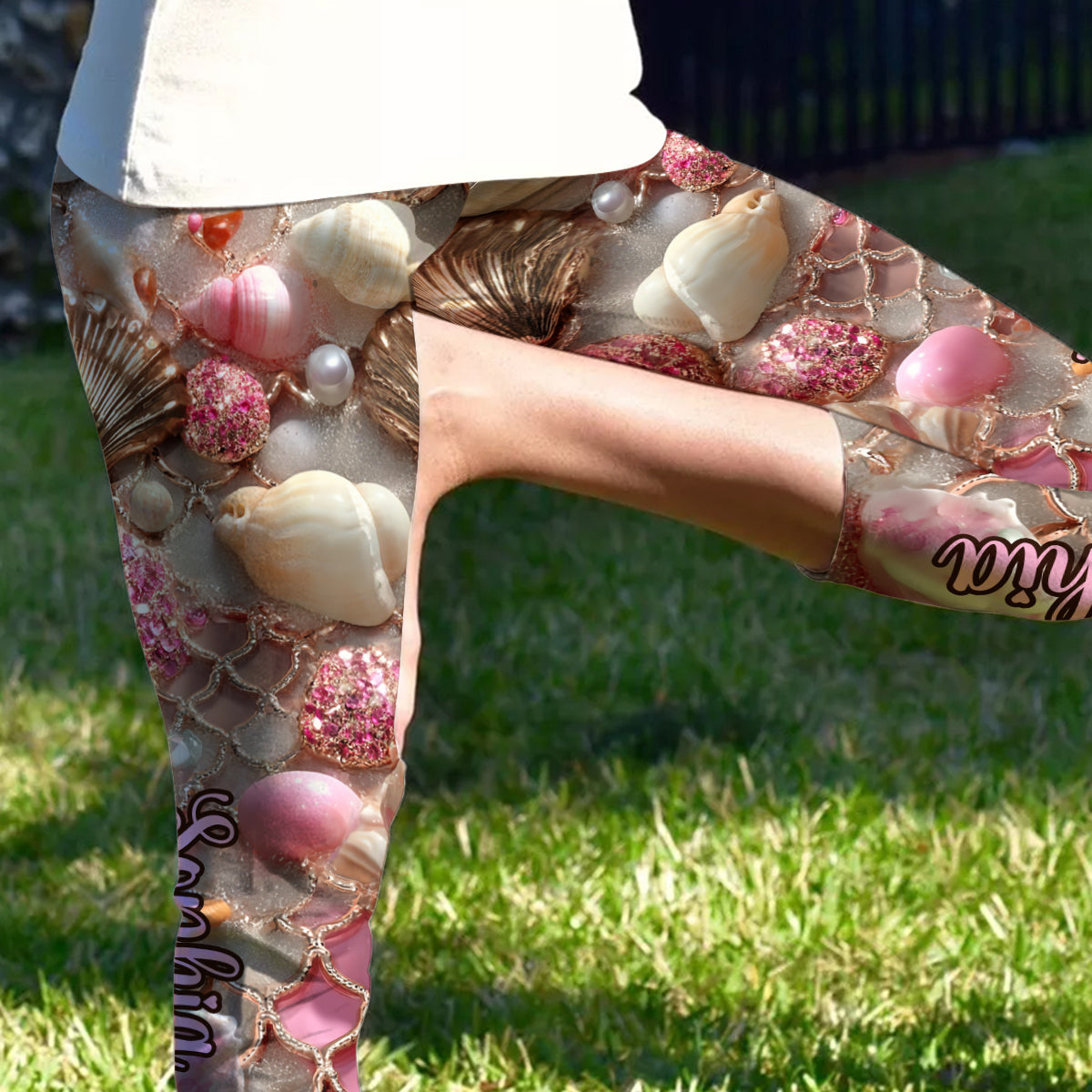 Love Sea - Personalized Sea Lover Capri Leggings