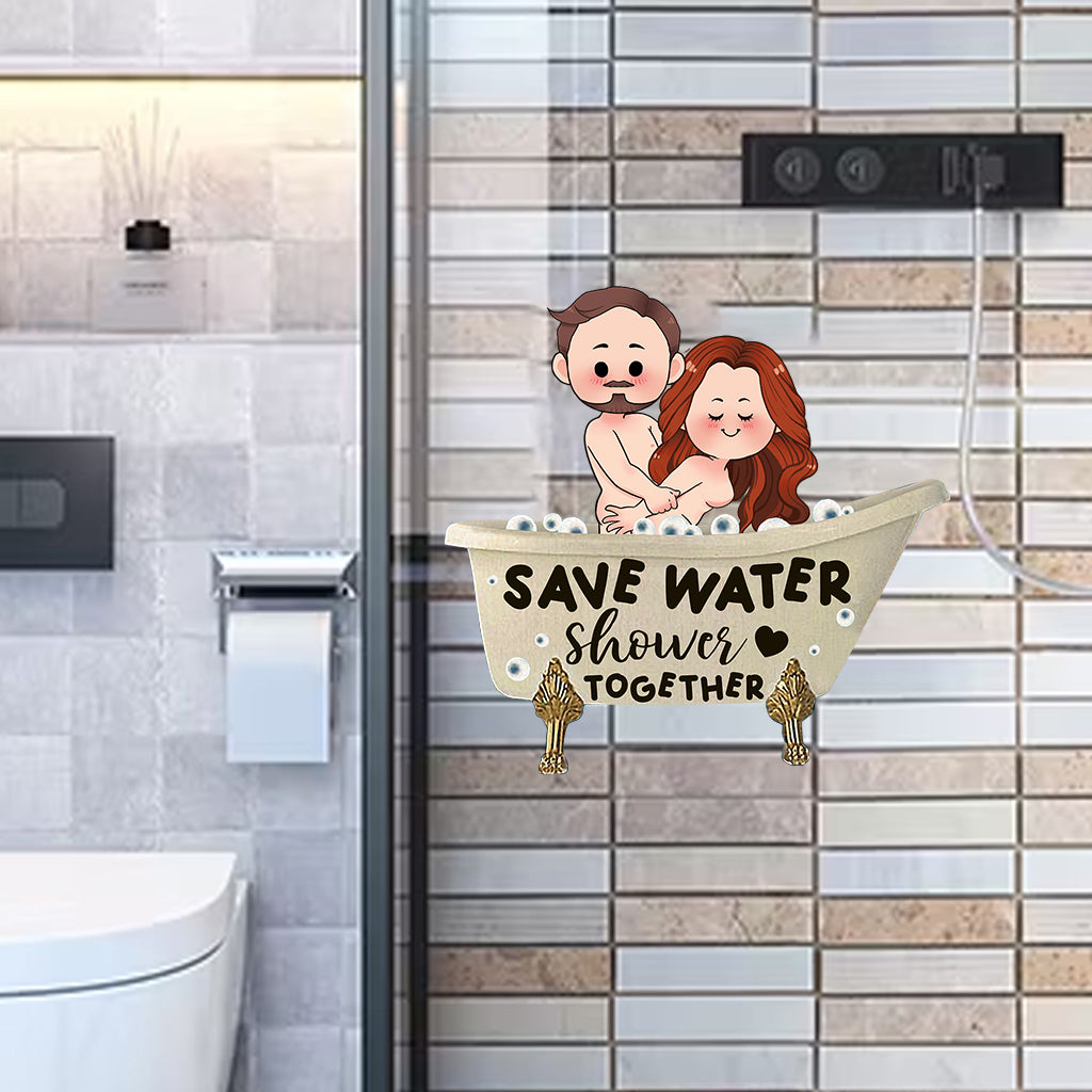 Vilain Vilain - cadeau pour mari, femme - Autocollant personnalisé découpé à la forme