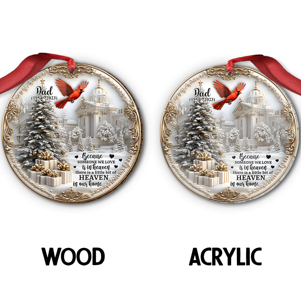 Souvenir au ciel - Ornement commémoratif personnalisé