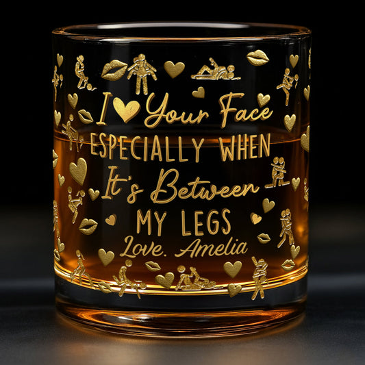 Je t'aime - Verre à whisky personnalisé pour couple