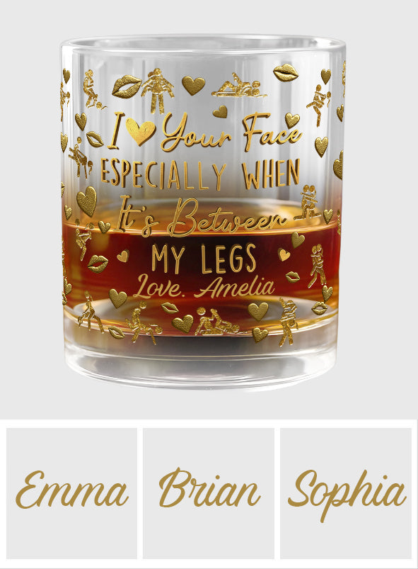 Je t'aime - Verre à whisky personnalisé pour couple