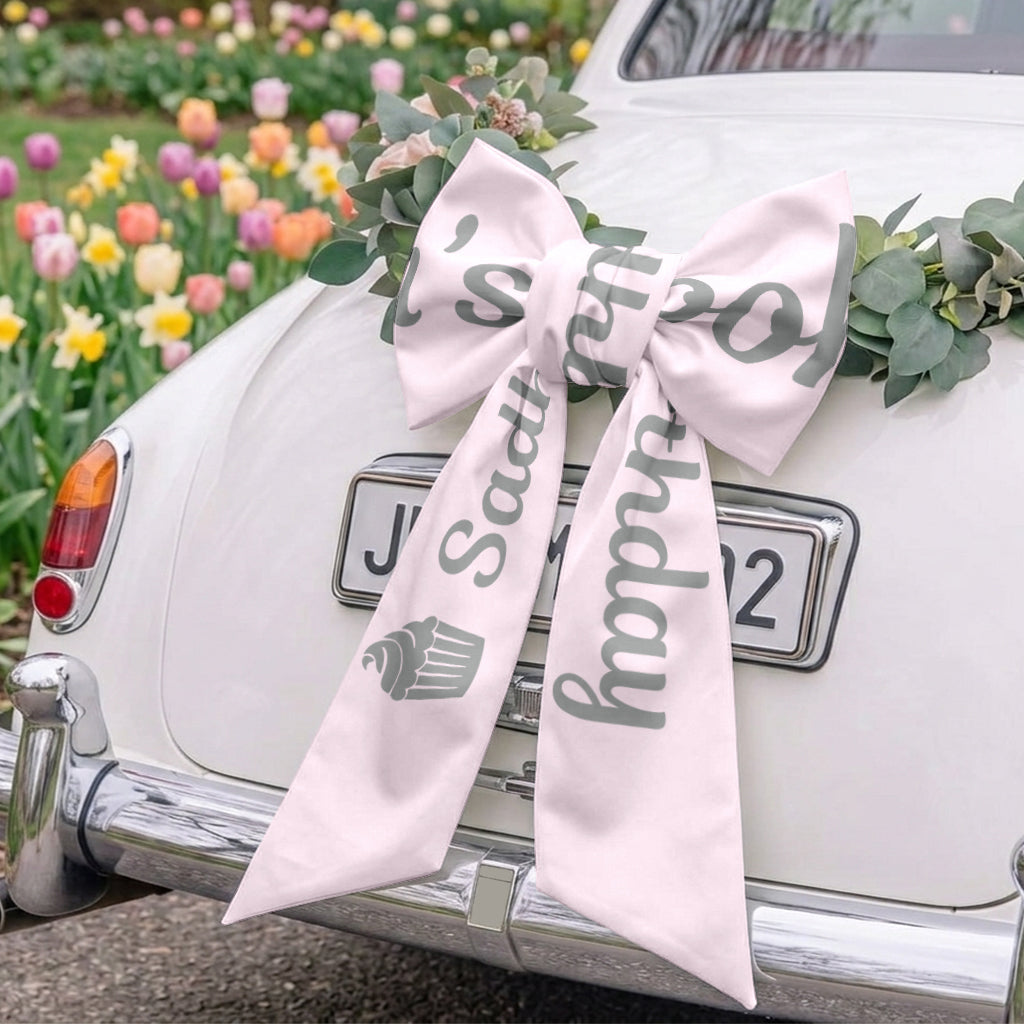 Happy Birthday - Personalized Birthday Decorative Sash/ Ribbon