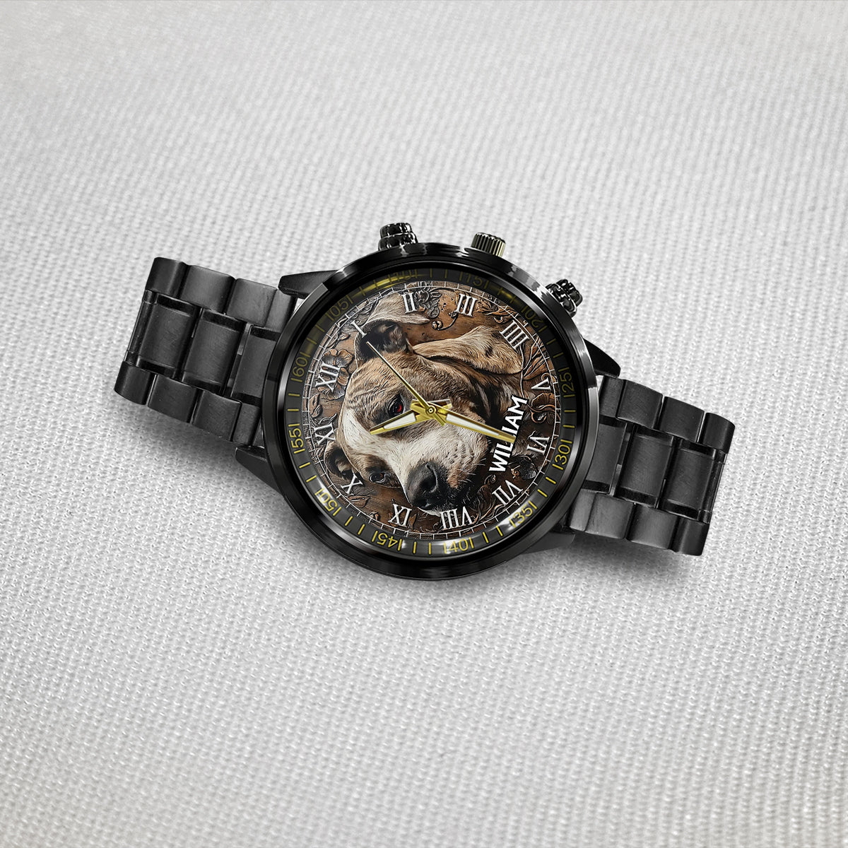 Strong Pitbull - Personalized Dog Hand Watch