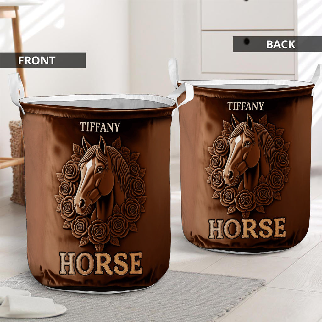 Perfect Gift For Horse Lovers - Personalized Horse Storage Basket
