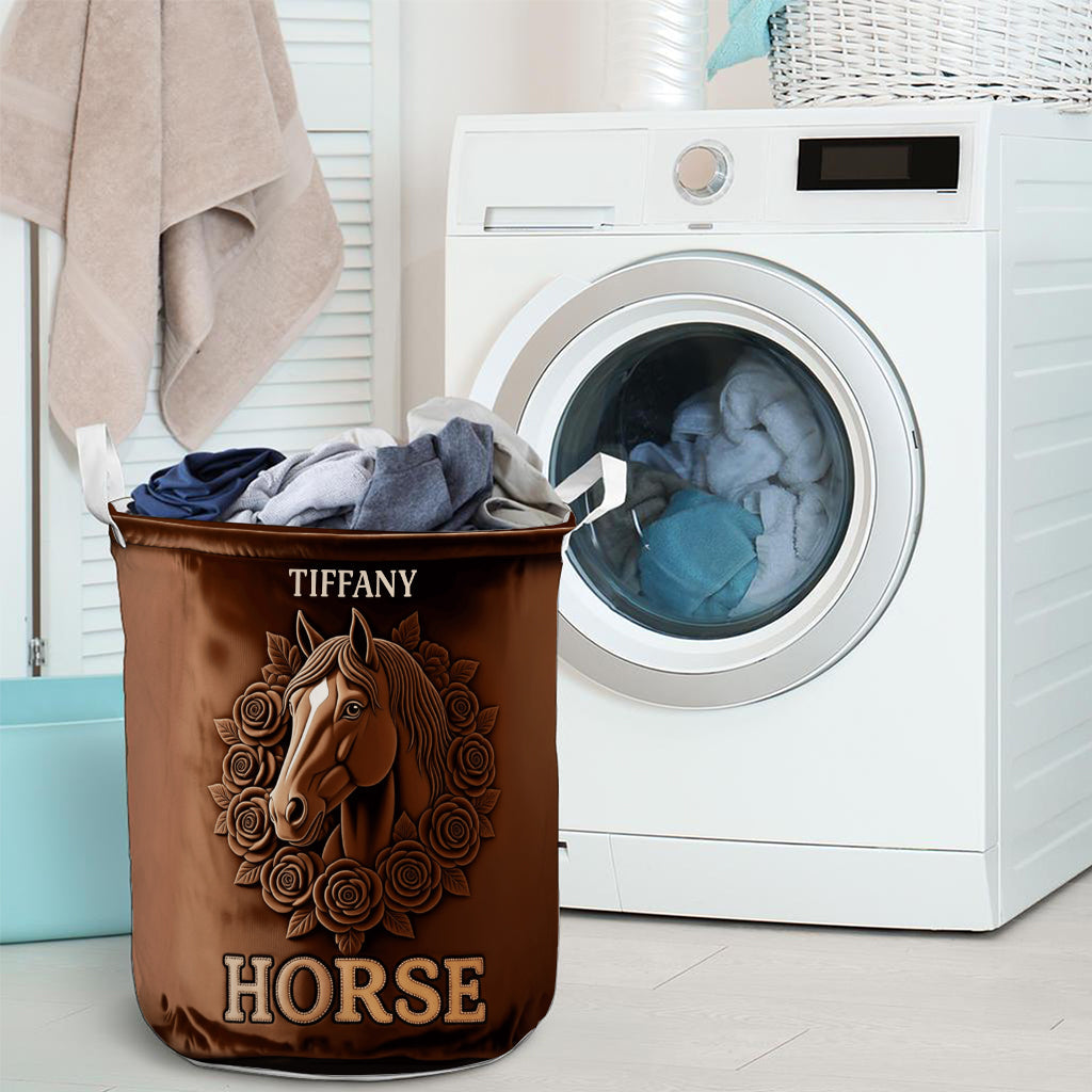Perfect Gift For Horse Lovers - Personalized Horse Storage Basket