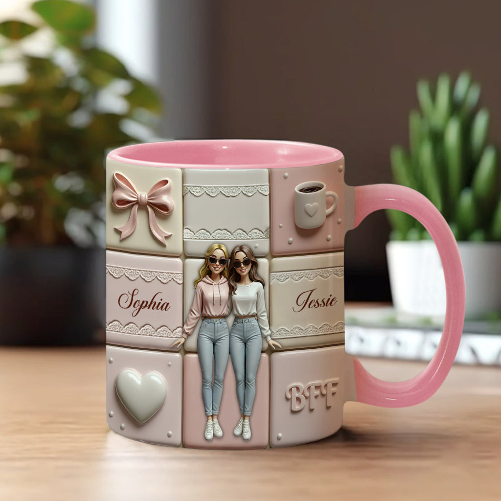 Meilleures amies pour toujours - Mug personnalisé « Meilleures amies pour toujours »