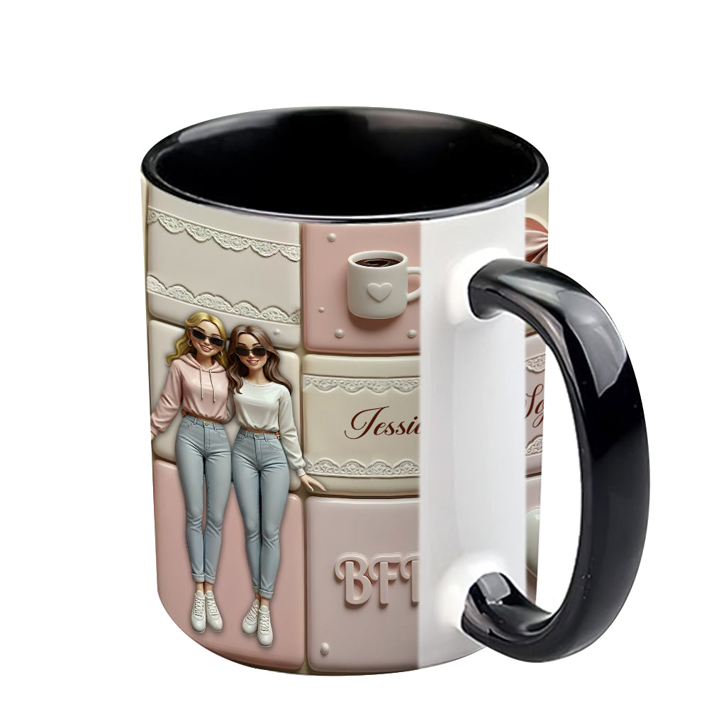 Meilleures amies pour toujours - Mug personnalisé « Meilleures amies pour toujours »