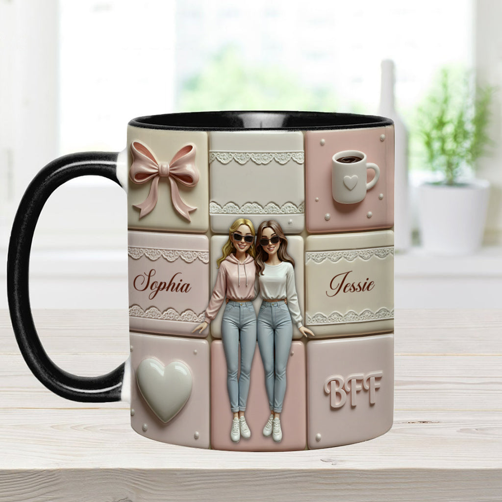 Meilleures amies pour toujours - Mug personnalisé « Meilleures amies pour toujours »