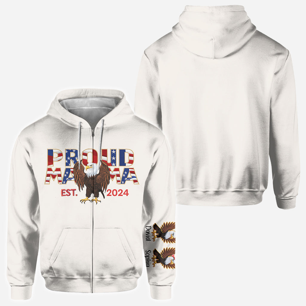 Proud Mama - Personalized Mother All Over Shirt