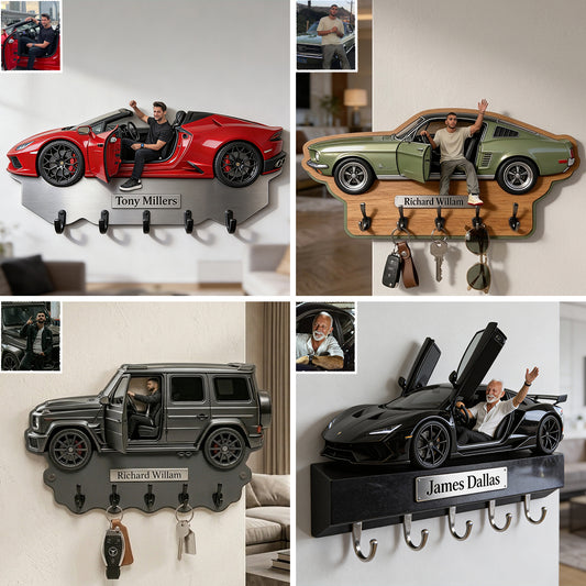 Meilleure Montée - Porte-Clés Personnalisé en Forme de Voiture