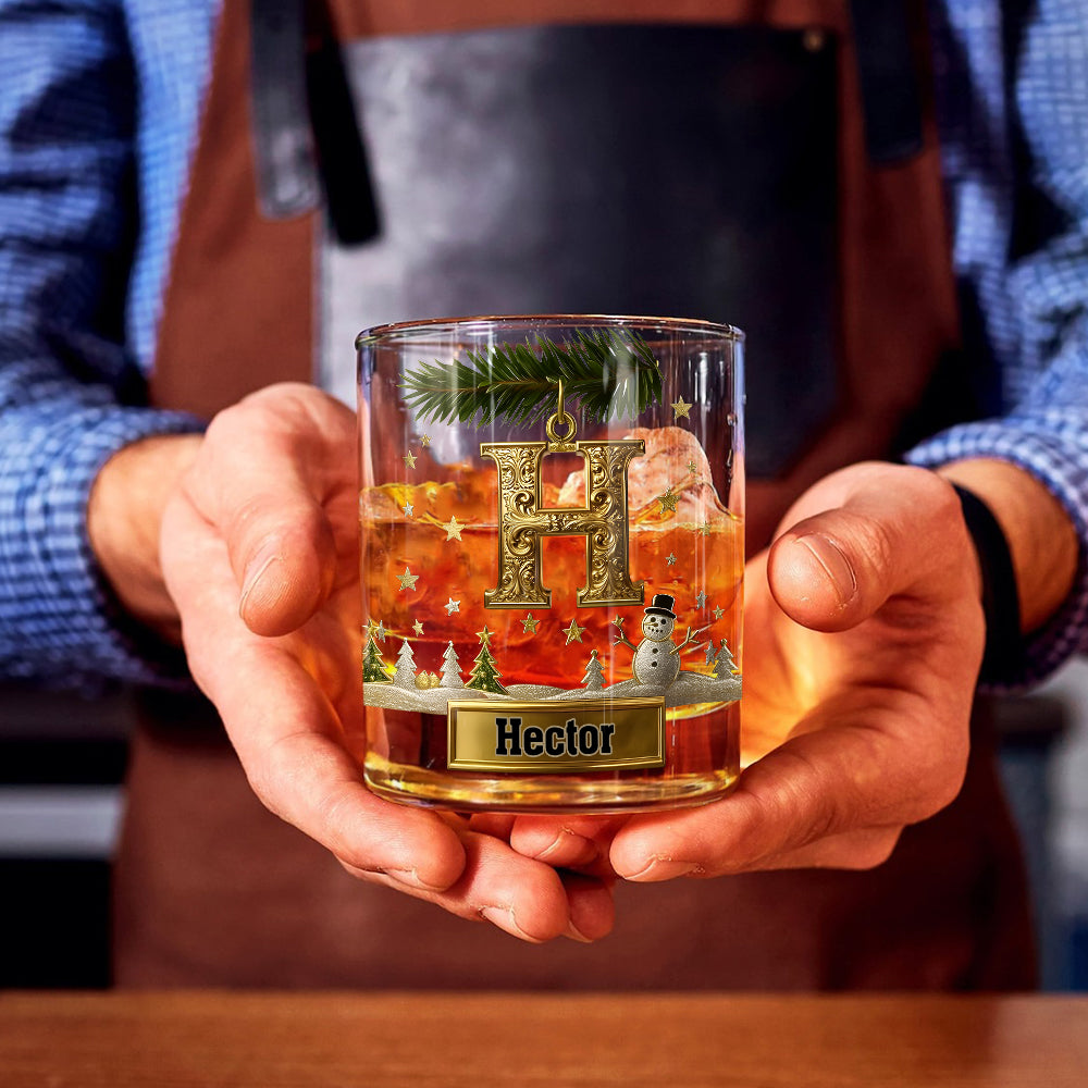 Joyeux Noël ! - Verre à whisky familial personnalisé