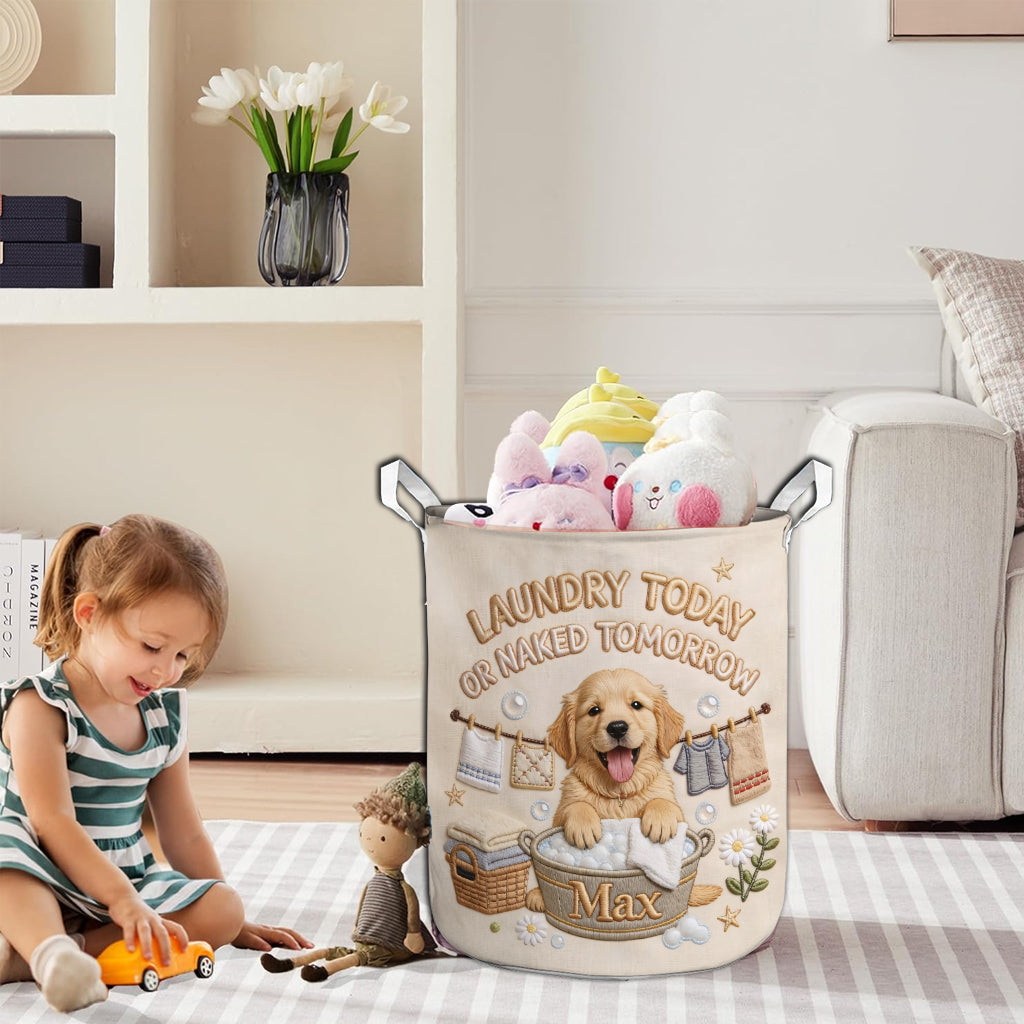 Laundry Basket - Personalized Dog Storage Basket