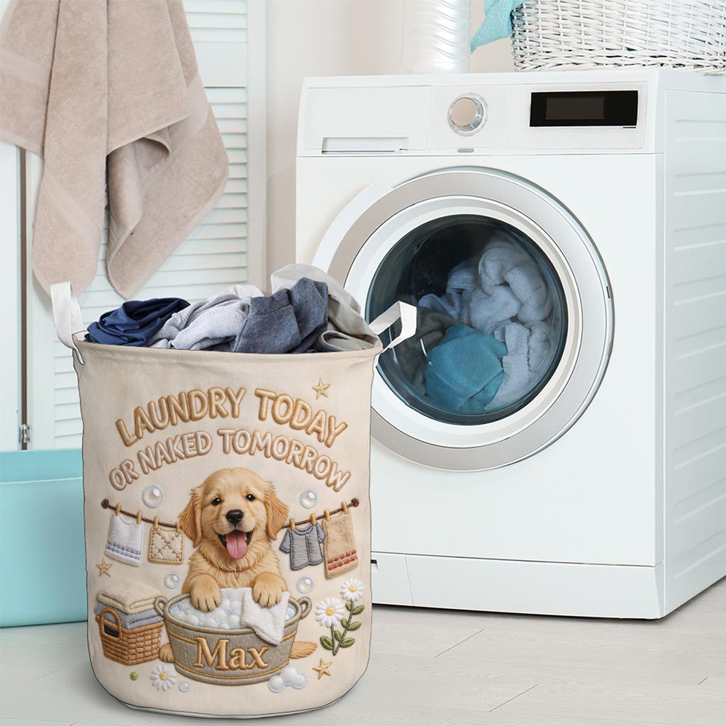 Laundry Basket - Personalized Dog Storage Basket