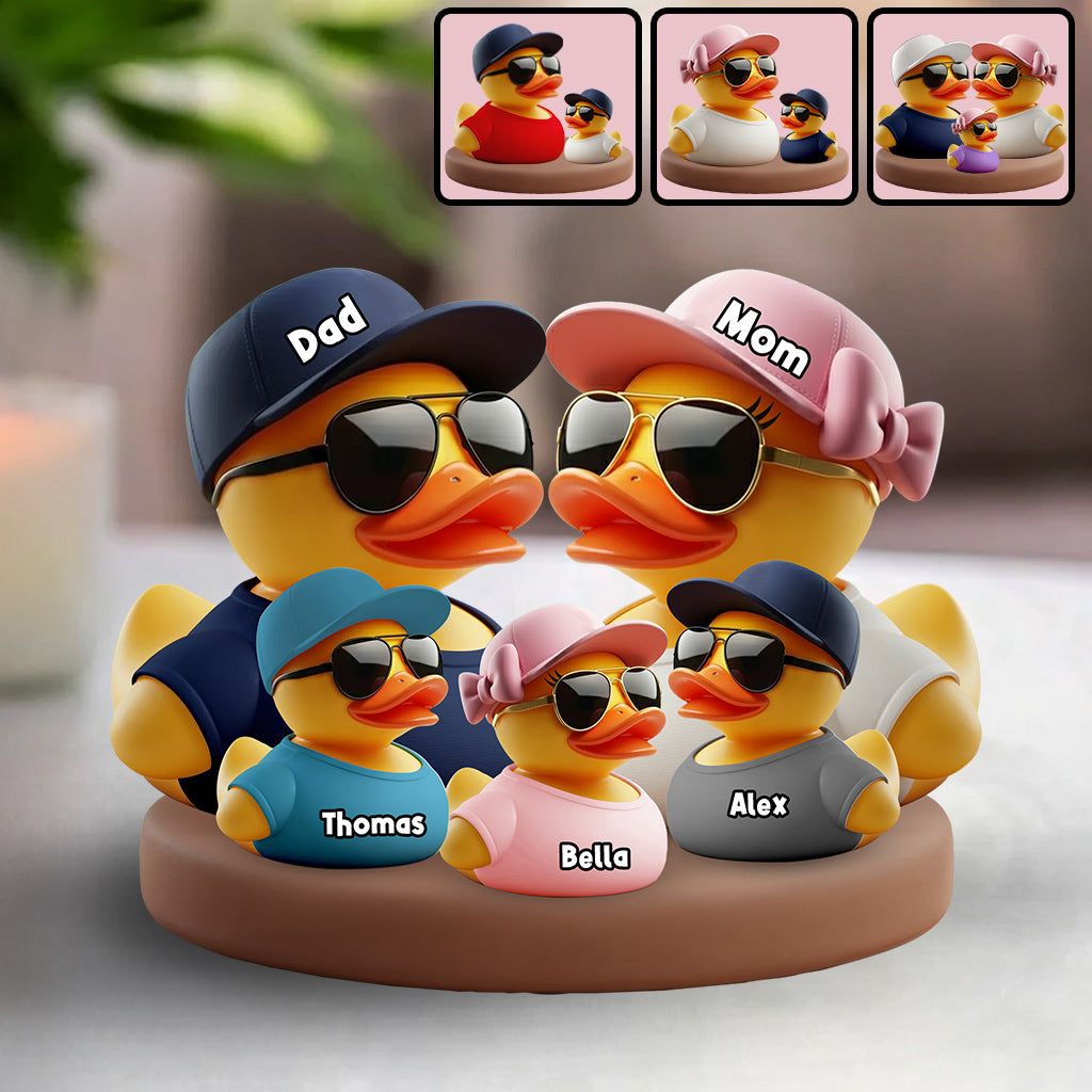 Plaque acrylique personnalisée « Famille amusante » - Forme personnalisée