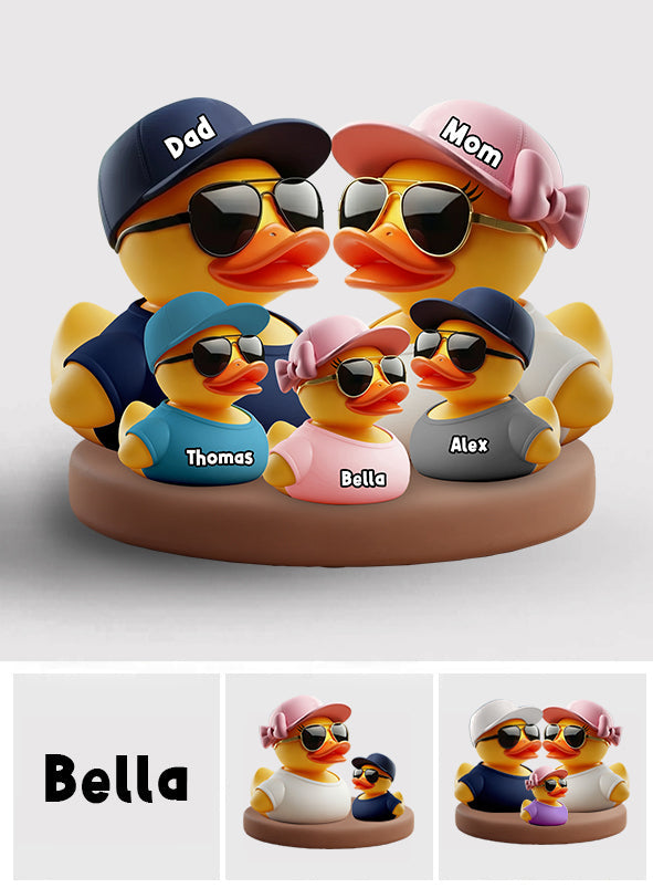 Plaque acrylique personnalisée « Famille amusante » - Forme personnalisée