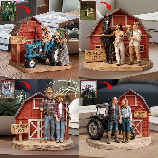 Custom From Any Photo - Personalized Farmer Custom Shaped Acrylic Plaque