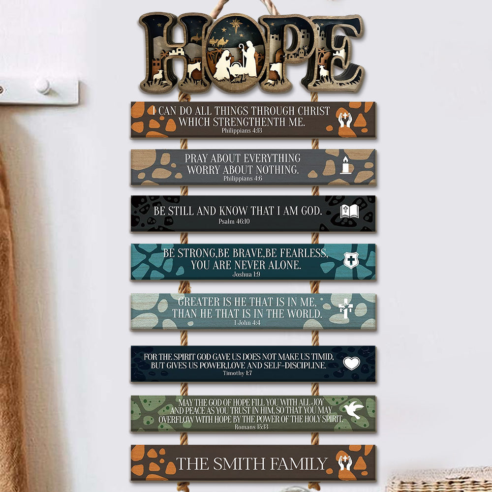 Hope - Personalized Christian Pallet Wood Sign