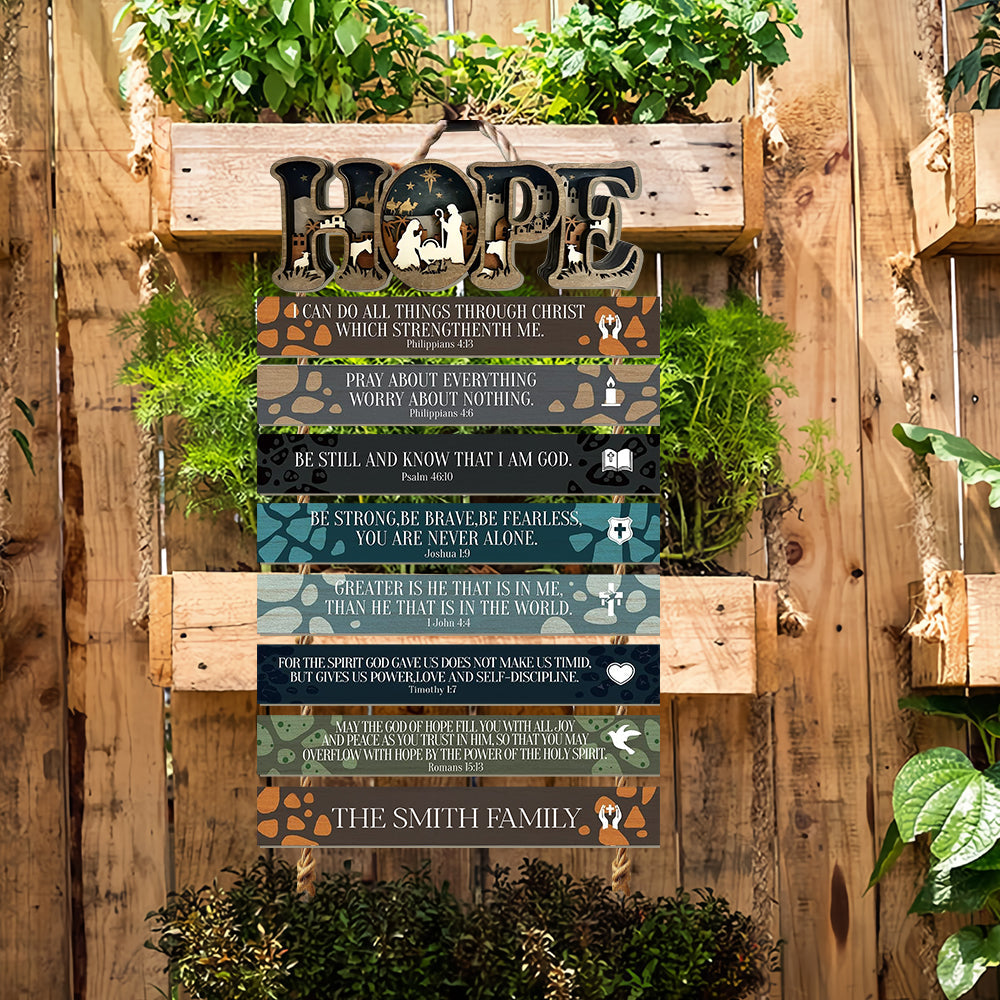 Hope - Personalized Christian Pallet Wood Sign