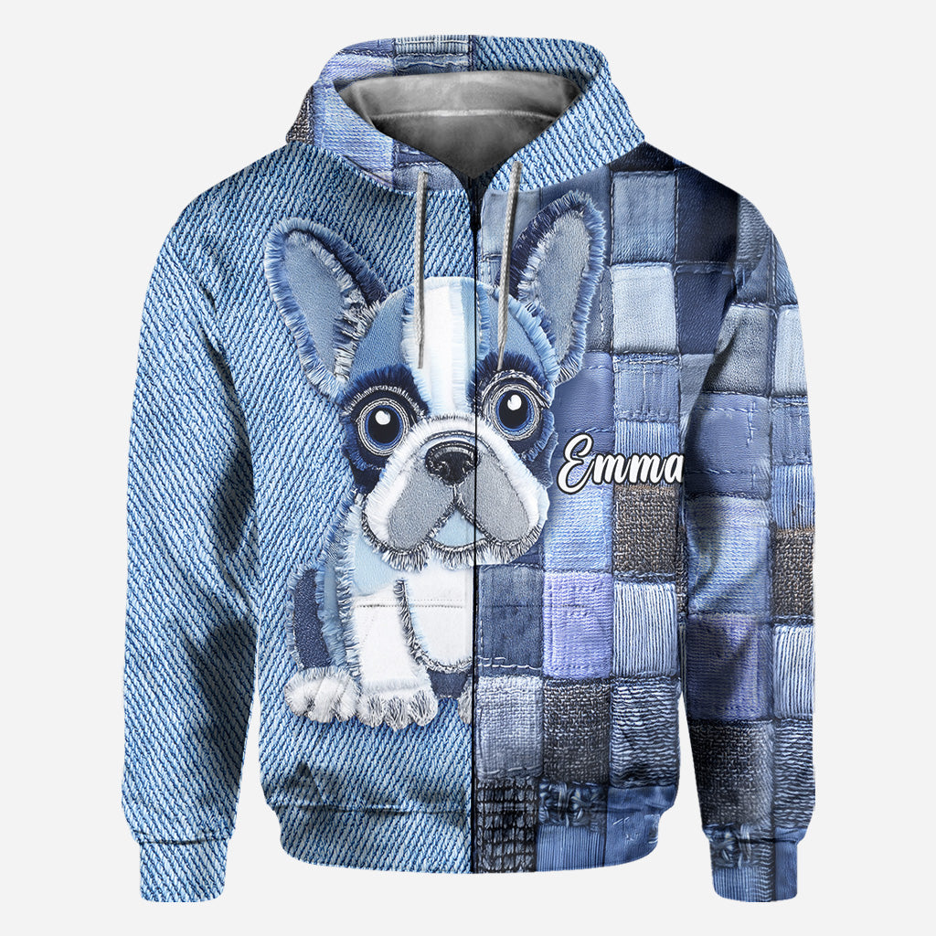 Love French Bulldog - Personalized Dog All Over Shirt