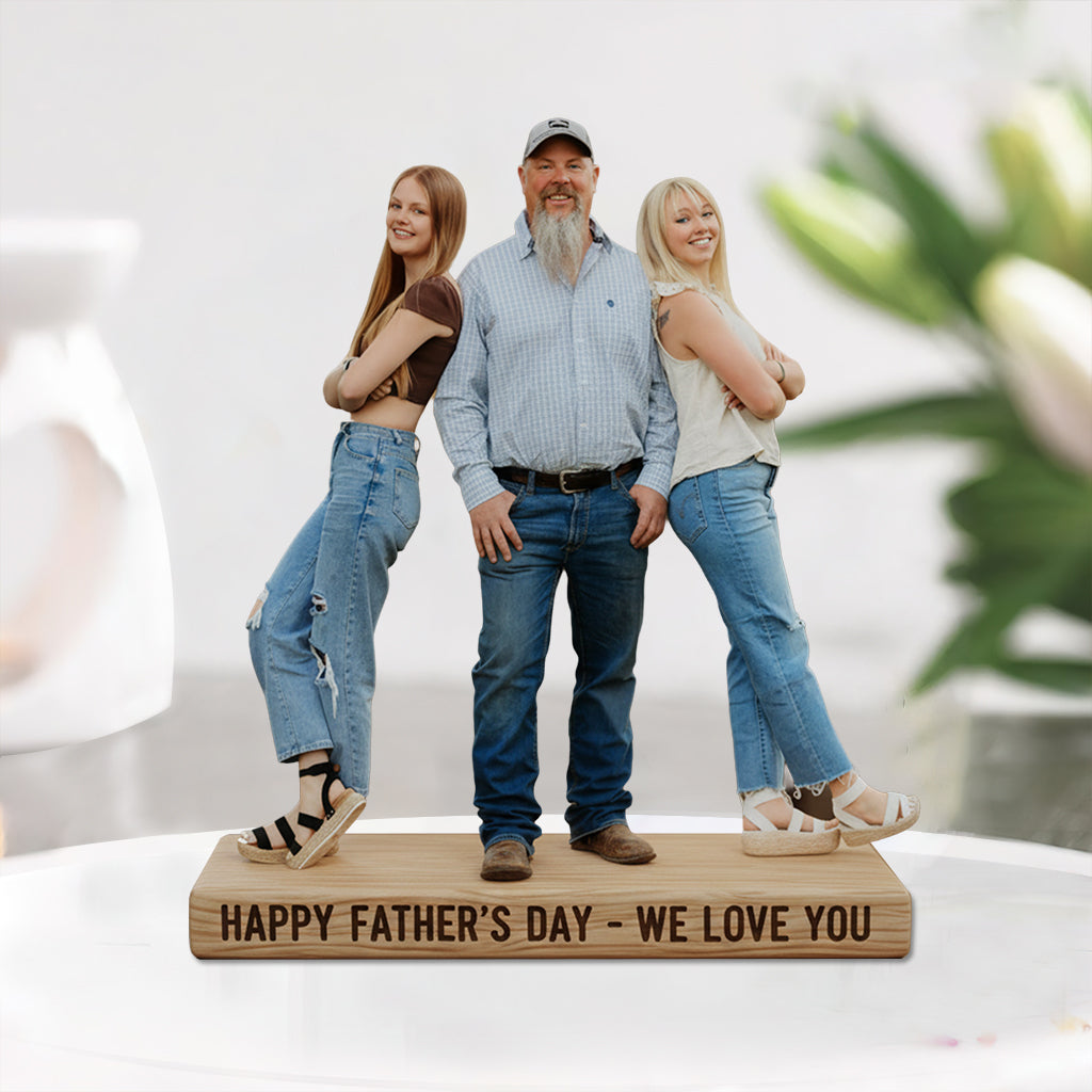 Cadeau personnalisé photo pour Papa, Papy - Plaque acrylique personnalisée