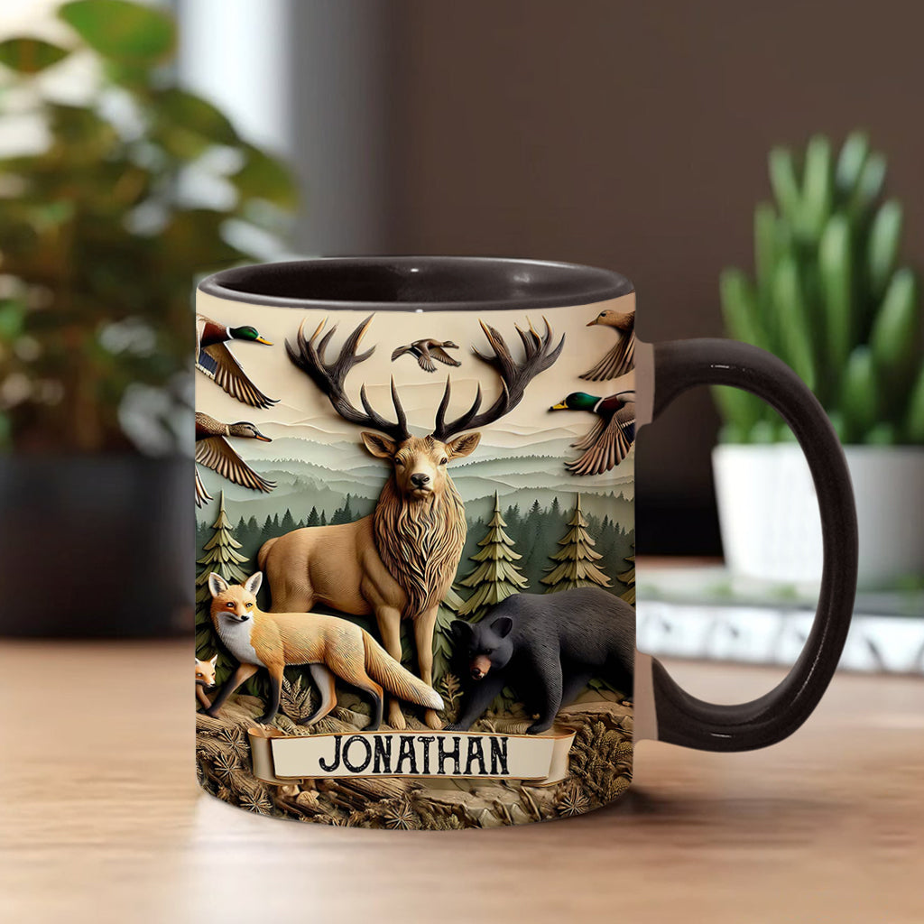 Love Hunting - Personalized Hunting Accent Mug