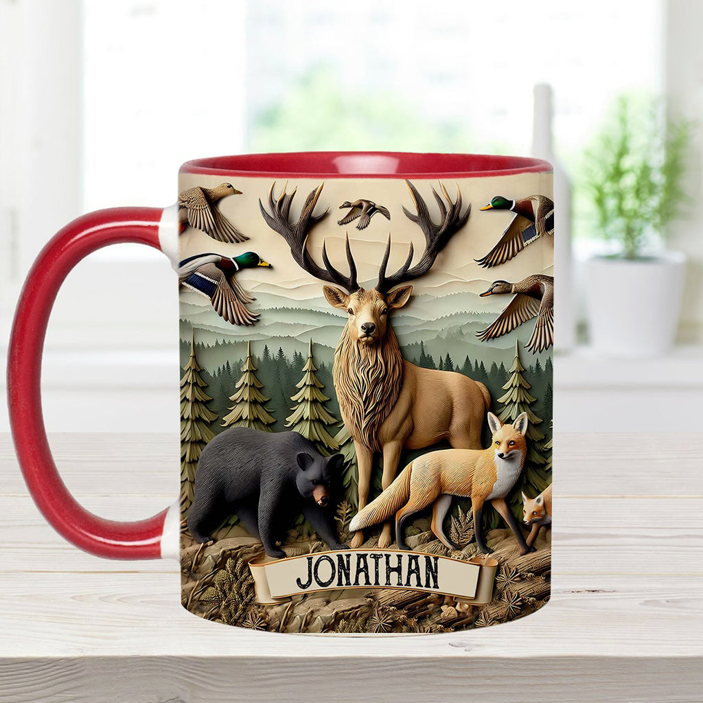 Love Hunting - Personalized Hunting Accent Mug