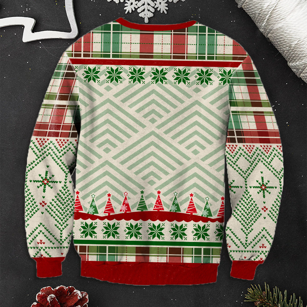 J'aime ma copine - Pull moche personnalisé pour couple