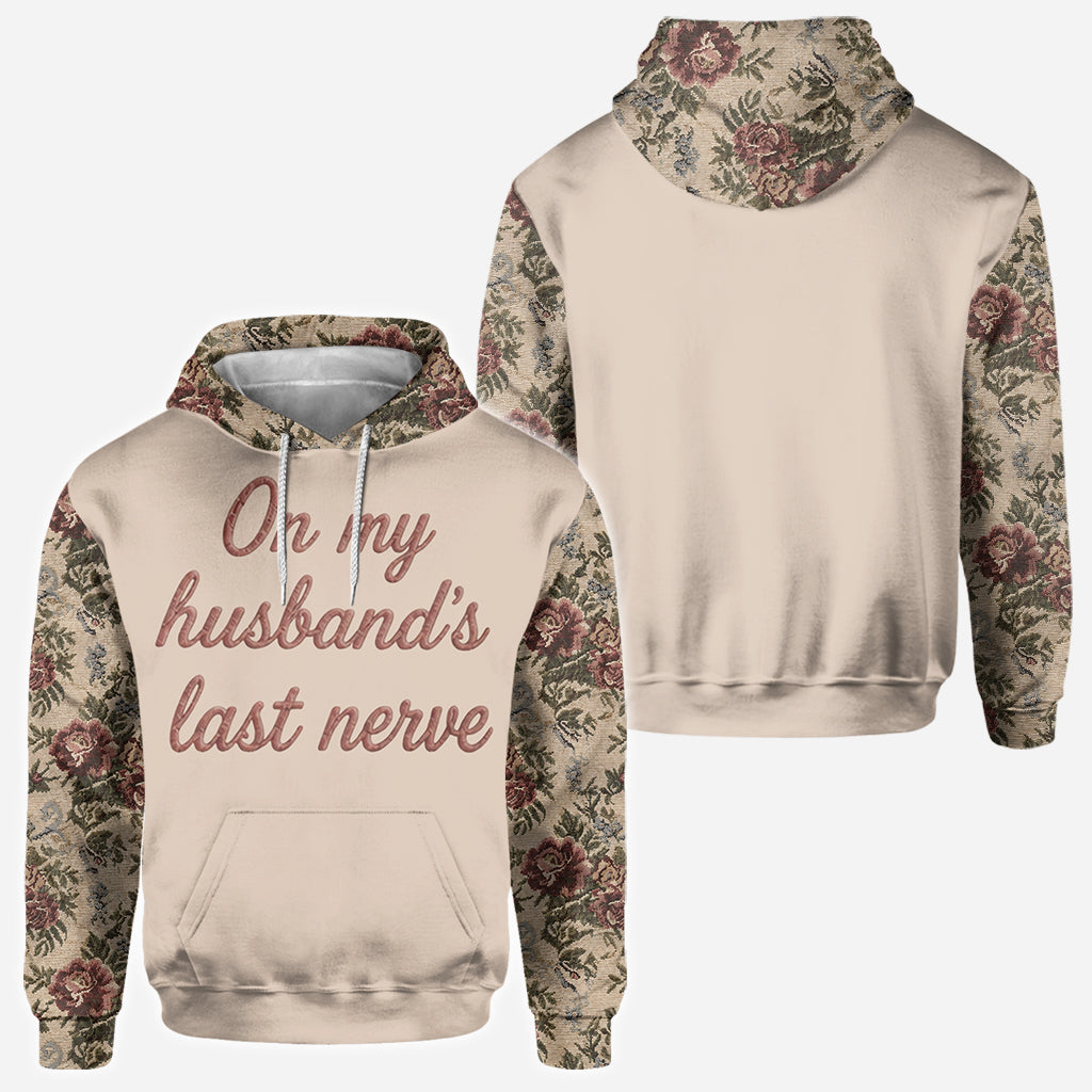 On My Boyfriend's Last Nerve - Personalized Couple All Over Shirt