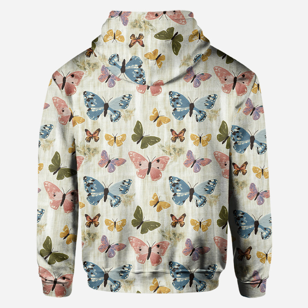 Jardin de papillons - T-shirt personnalisé à motifs de papillons