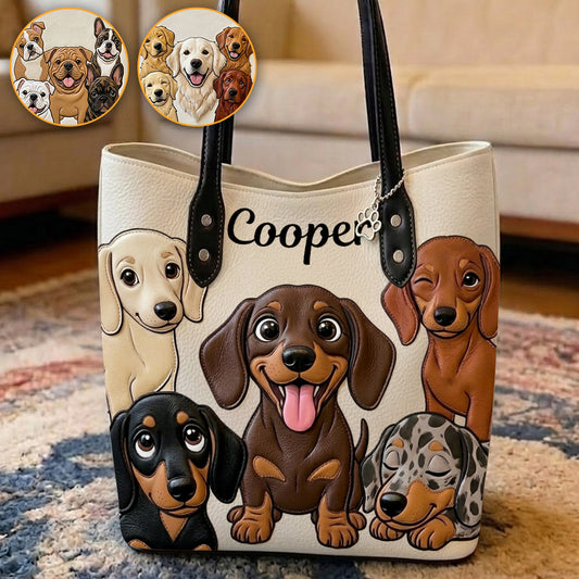 Amour Dachshund - Sac à dos personnalisé pour chien