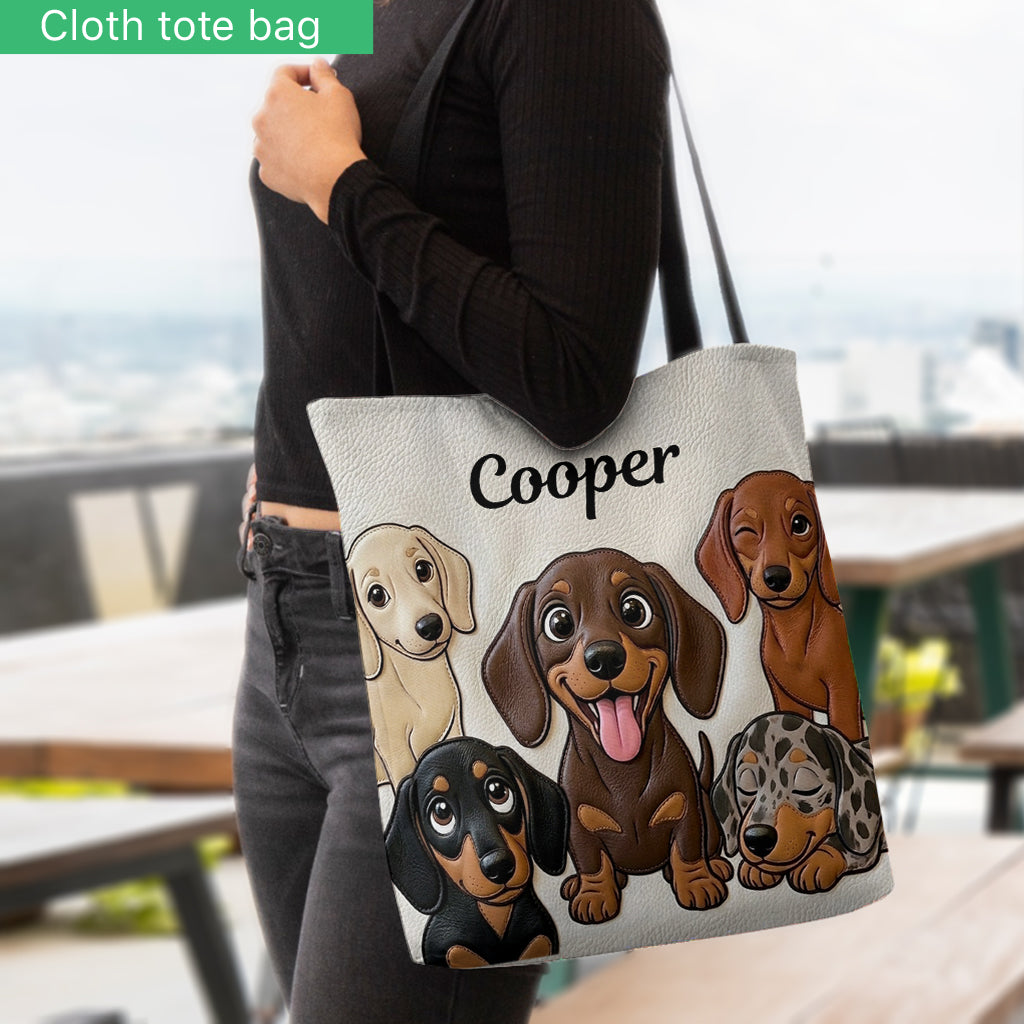 Amour Dachshund - Sac à dos personnalisé pour chien