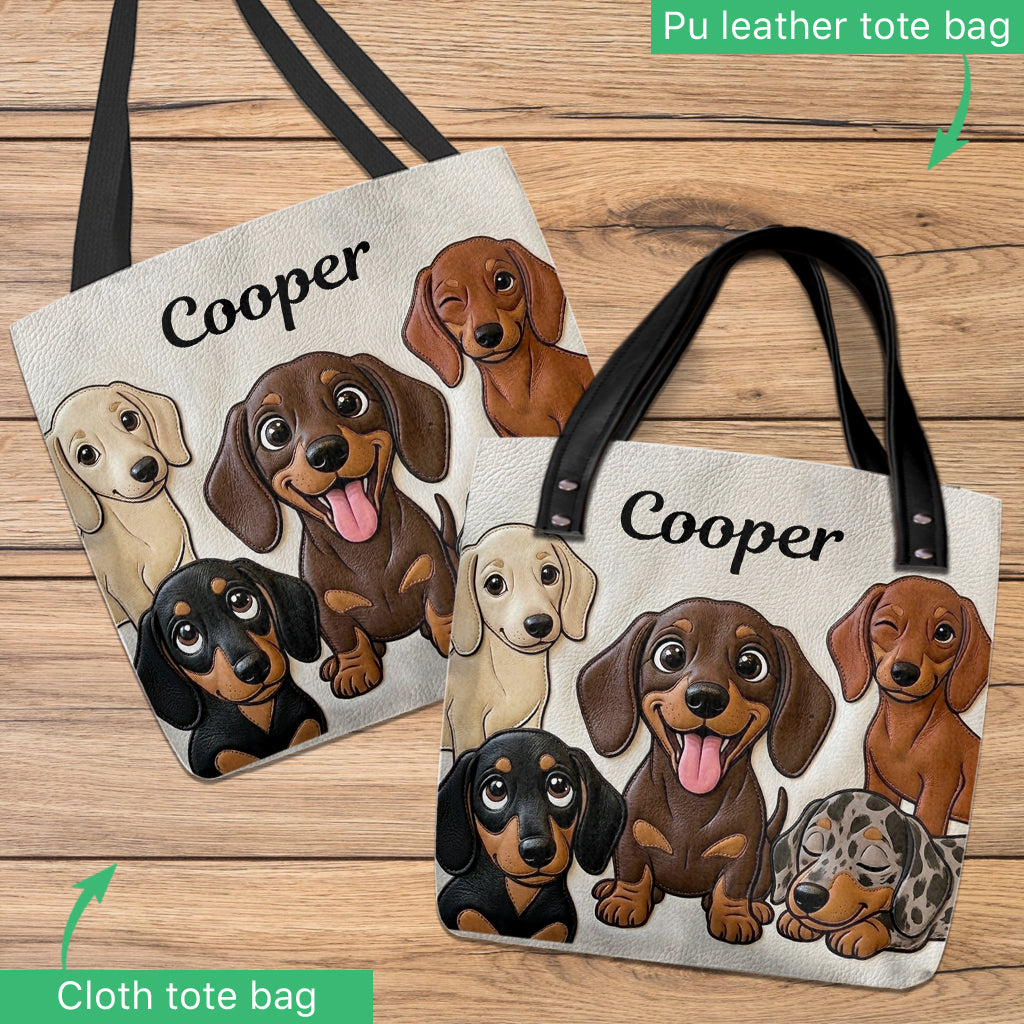 Amour Dachshund - Sac à dos personnalisé pour chien