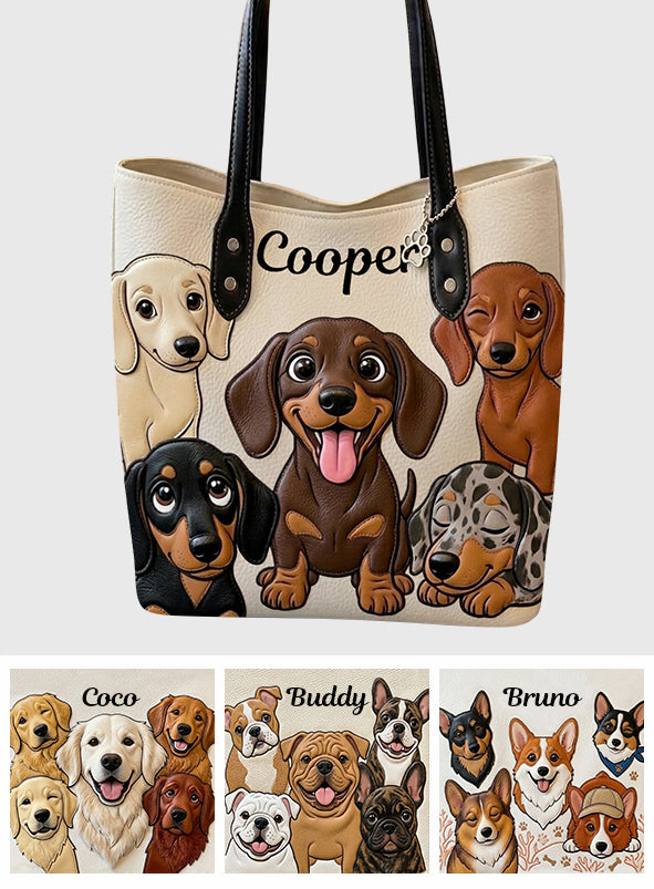 Amour Dachshund - Sac à dos personnalisé pour chien