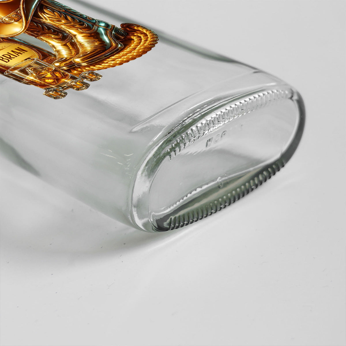 Bottes de cowboy, chapeau et bouteille de whisky personnalisée