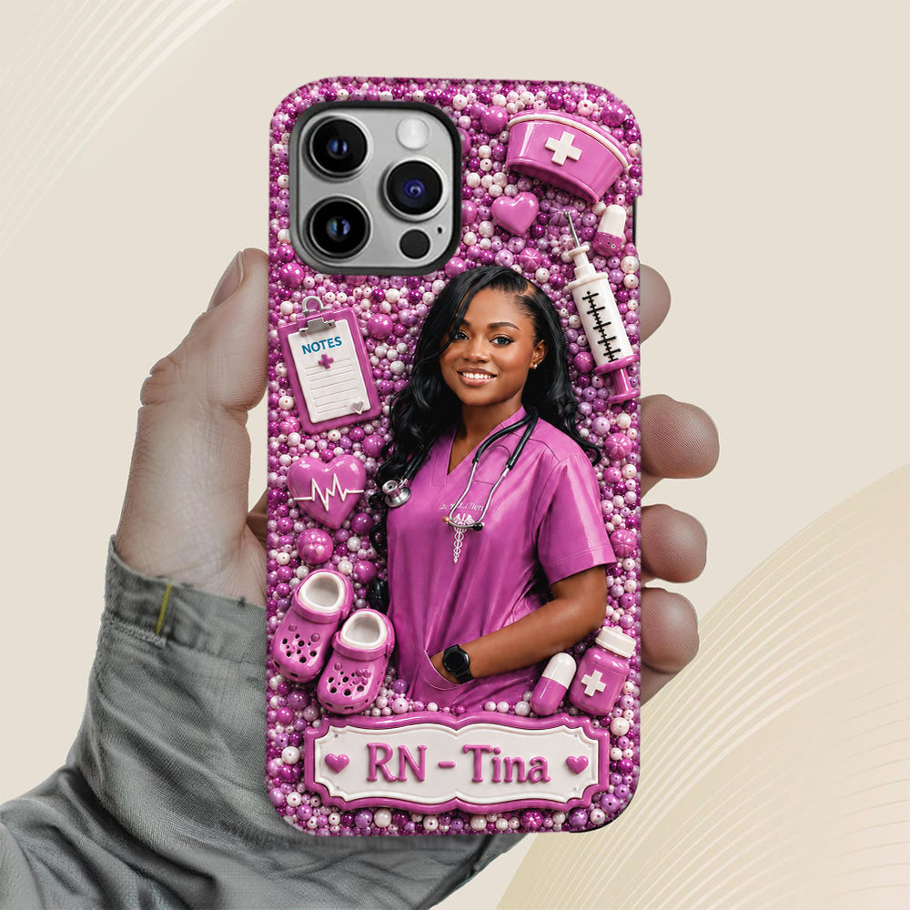 Love Being A Nurse - Personalized Nurse Full Print Phone Case