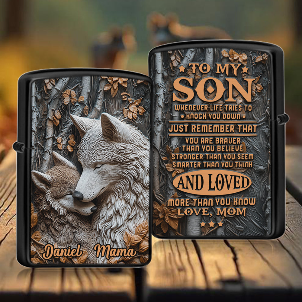 Tu es plus courageux que tu ne le crois - Briquet familial personnalisé