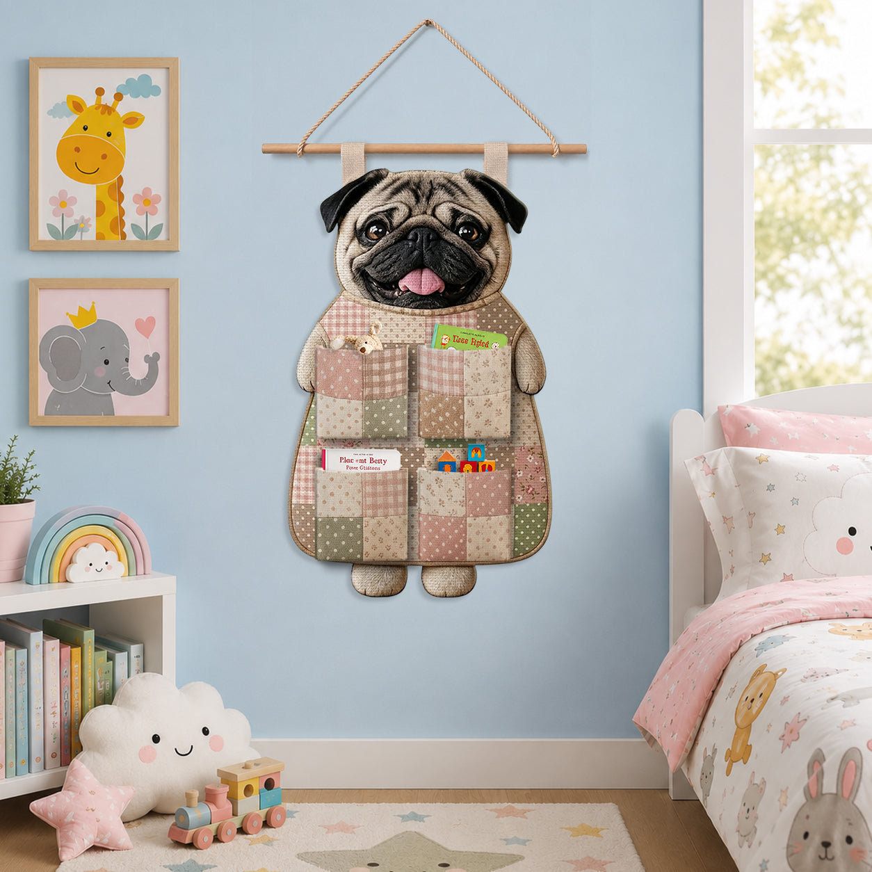 Gift for Pet Owner - Personalized Dog Hanging Organizer