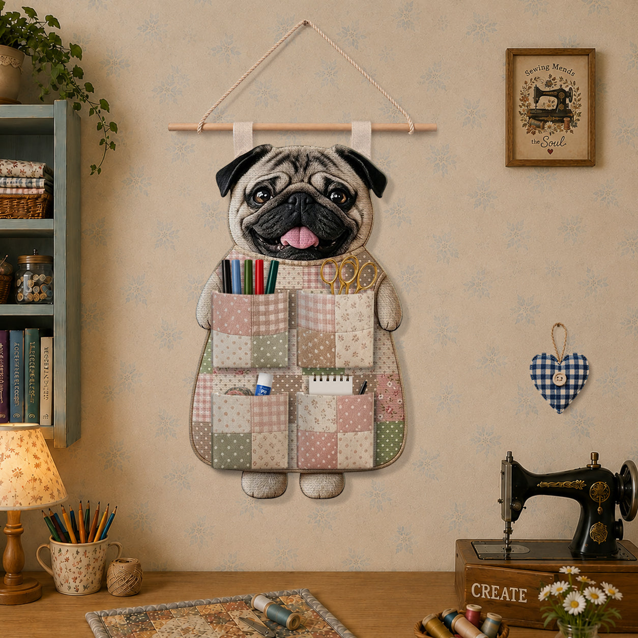 Gift for Pet Owner - Personalized Dog Hanging Organizer