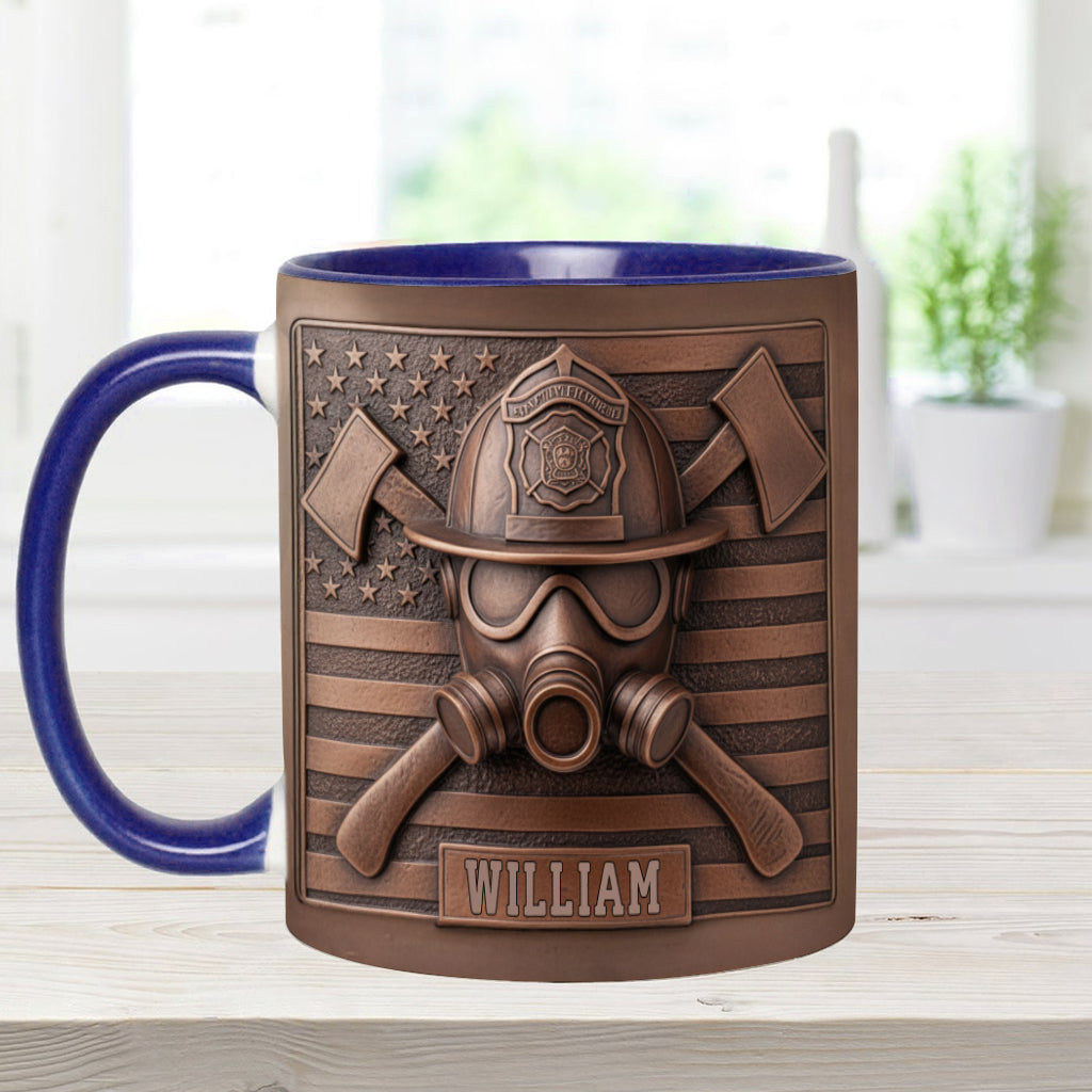Fier pompier - Mug personnalisé à l'effigie d'un pompier