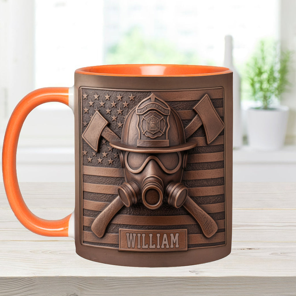 Fier pompier - Mug personnalisé à l'effigie d'un pompier
