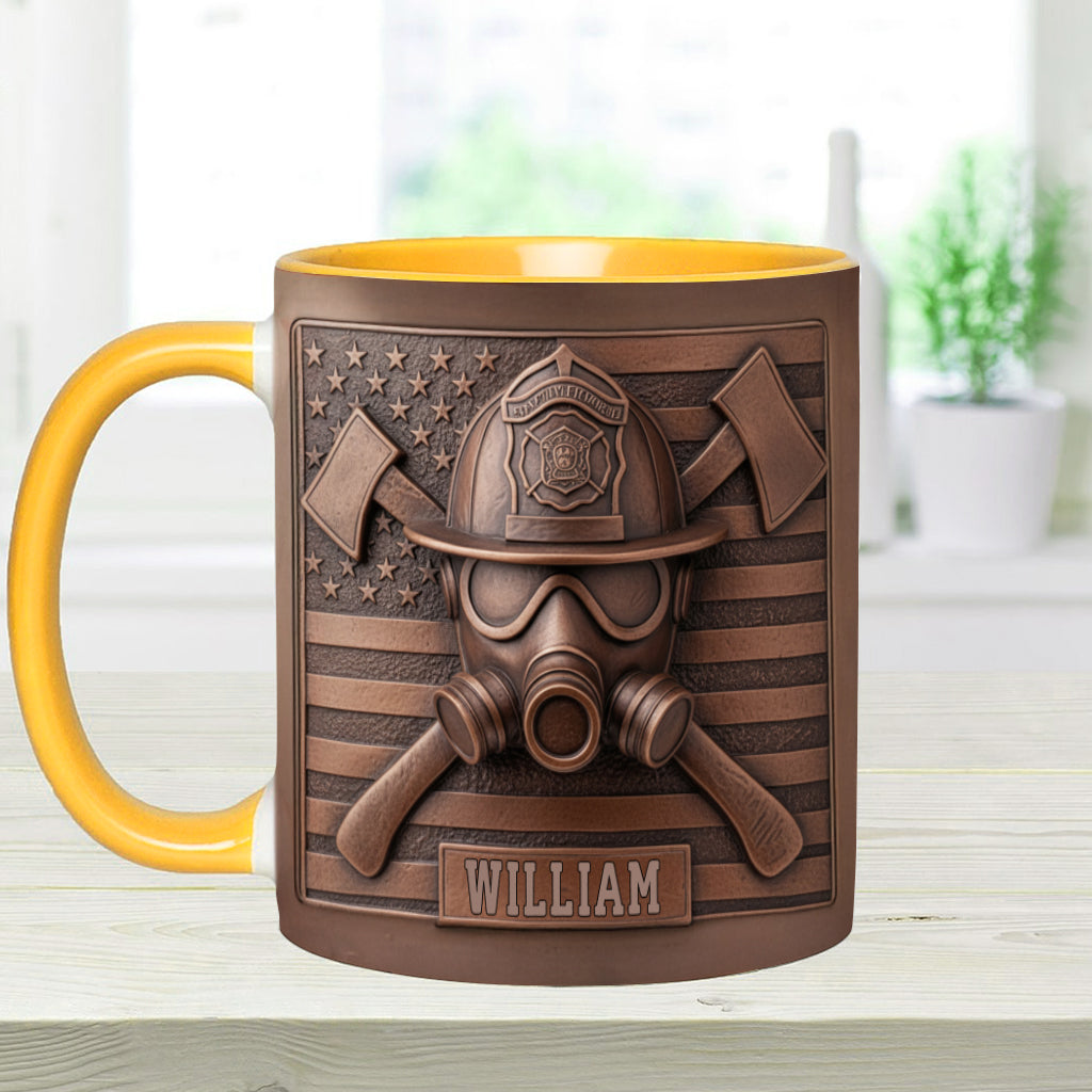 Fier pompier - Mug personnalisé à l'effigie d'un pompier