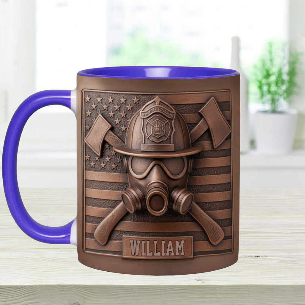 Fier pompier - Mug personnalisé à l'effigie d'un pompier