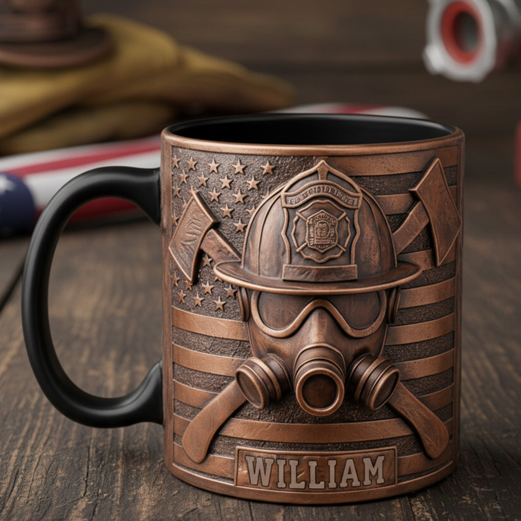 Fier pompier - Mug personnalisé à l'effigie d'un pompier