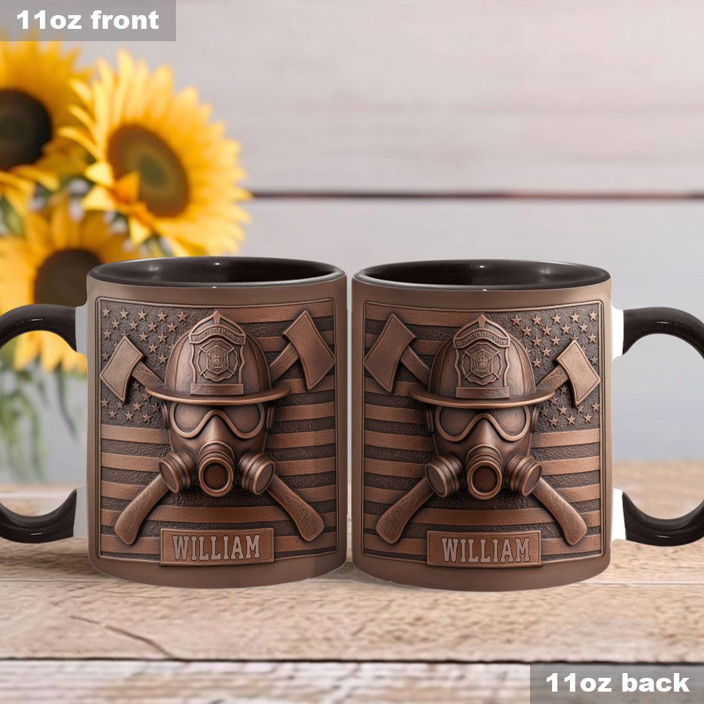 Fier pompier - Mug personnalisé à l'effigie d'un pompier