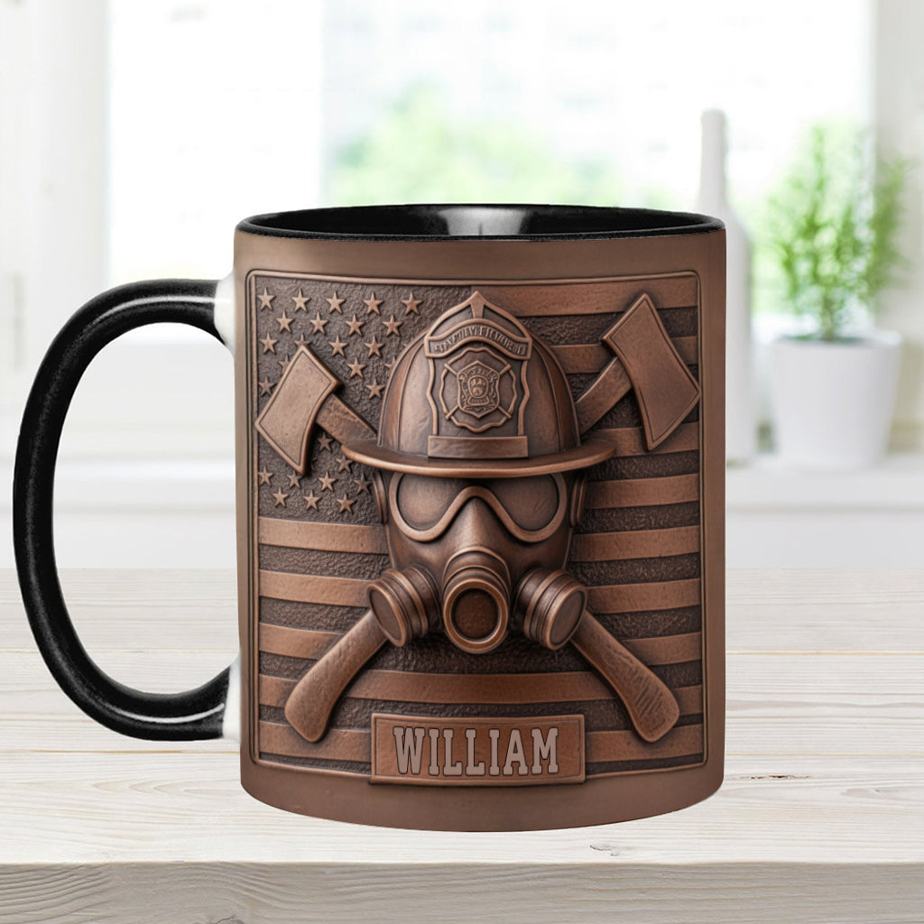Fier pompier - Mug personnalisé à l'effigie d'un pompier