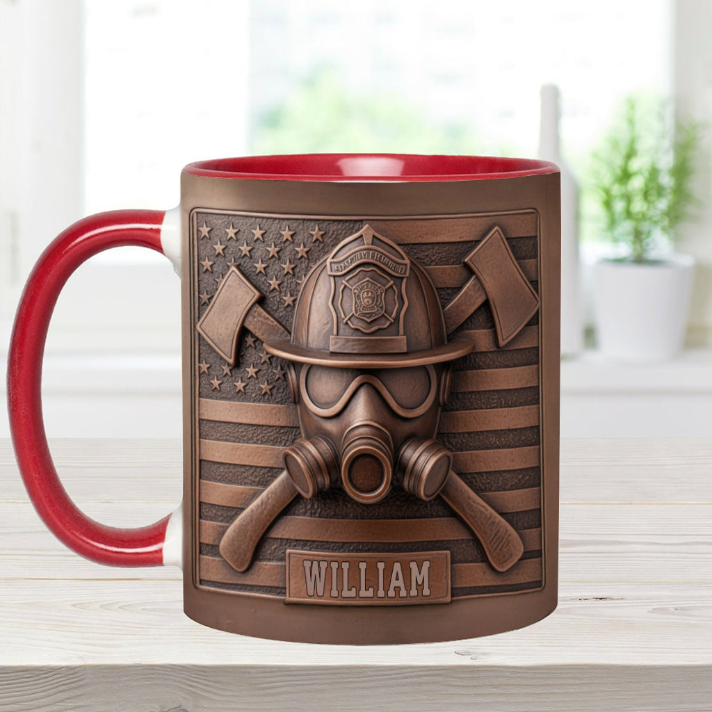 Fier pompier - Mug personnalisé à l'effigie d'un pompier